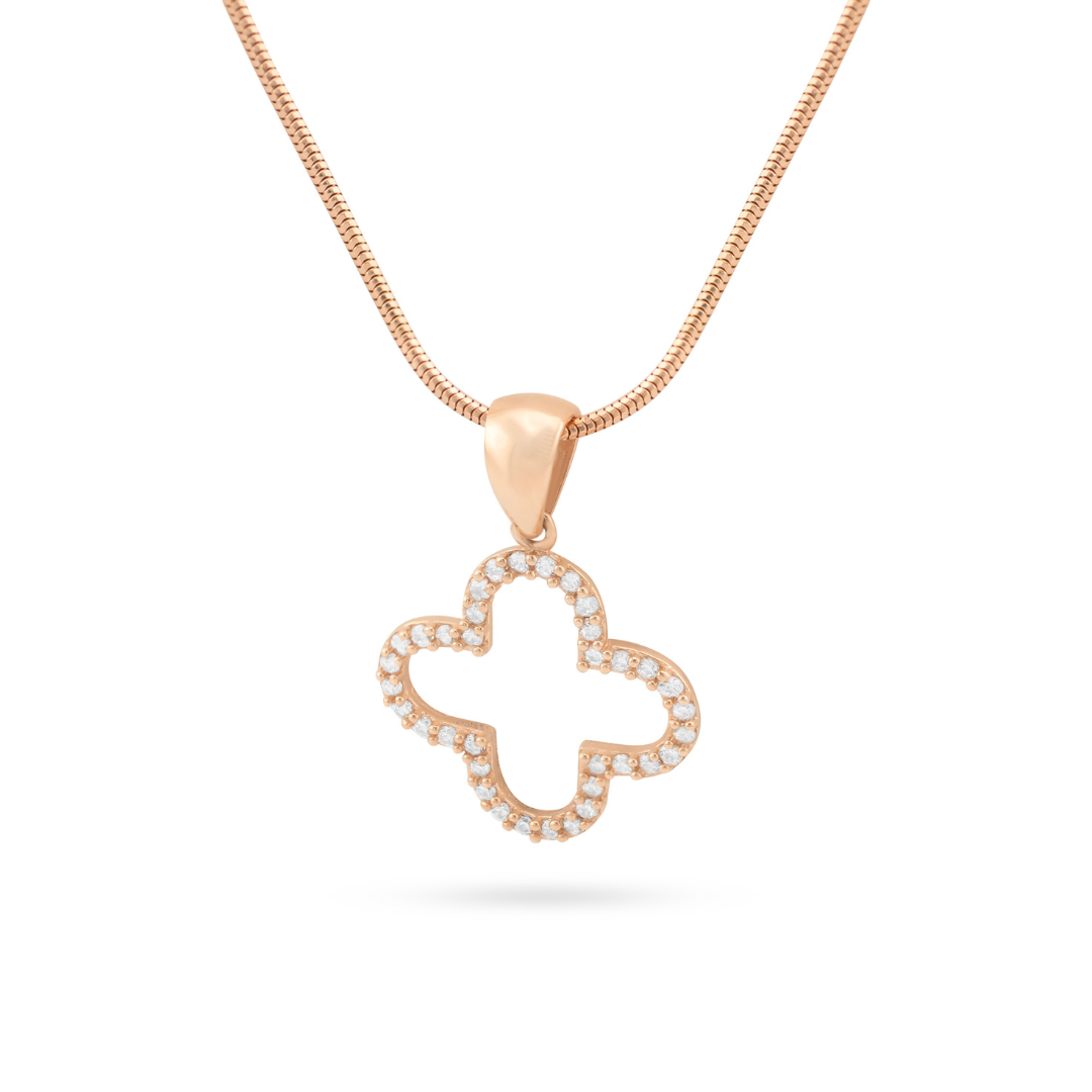 Dobilo formos tuščiaviduris pakabukas PA0079