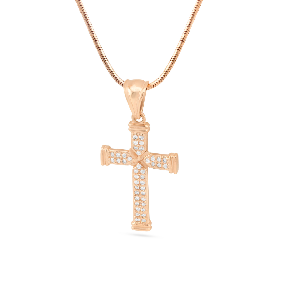 Auksinis kryželio pakabukas PA0080