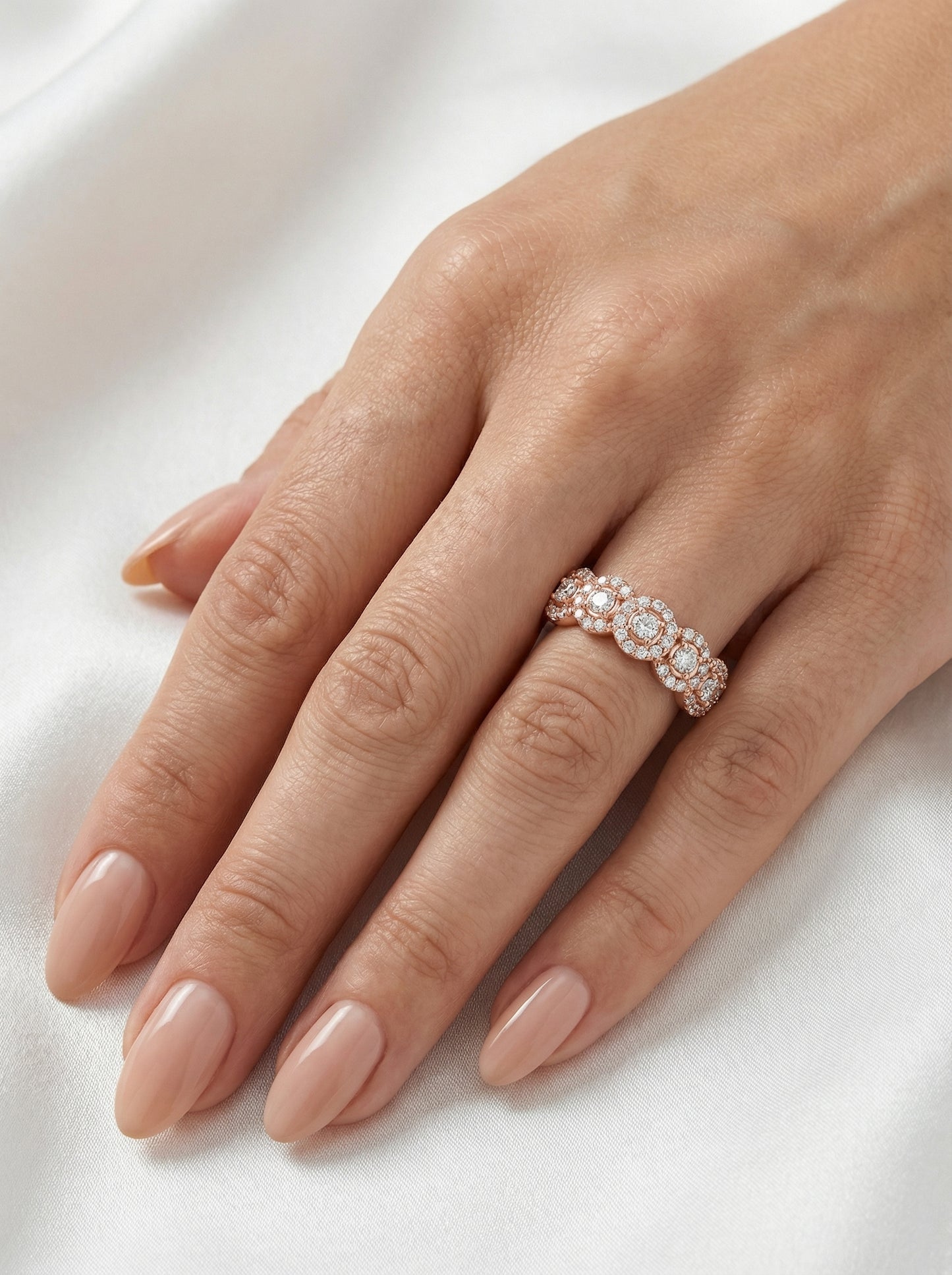 Auksinis žiedas su cirkoniais AA15