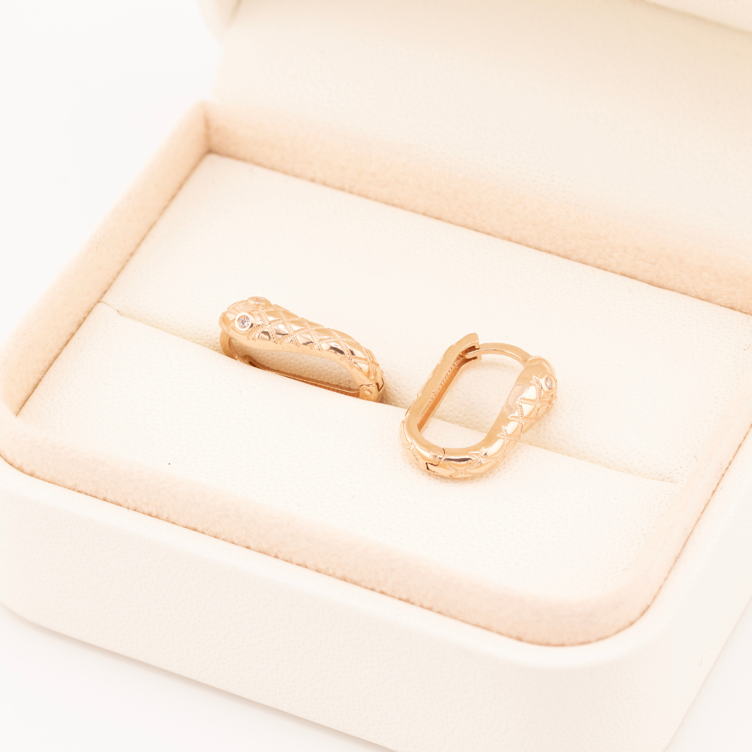 Auksiniai auskarai "Gyvatės" AUM150