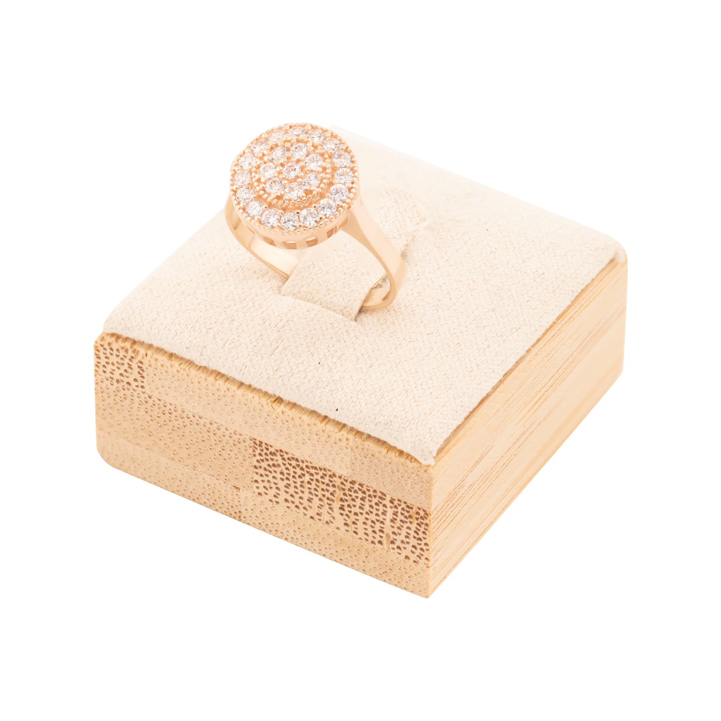 Auksinis žiedas su cirkoniais NEU008