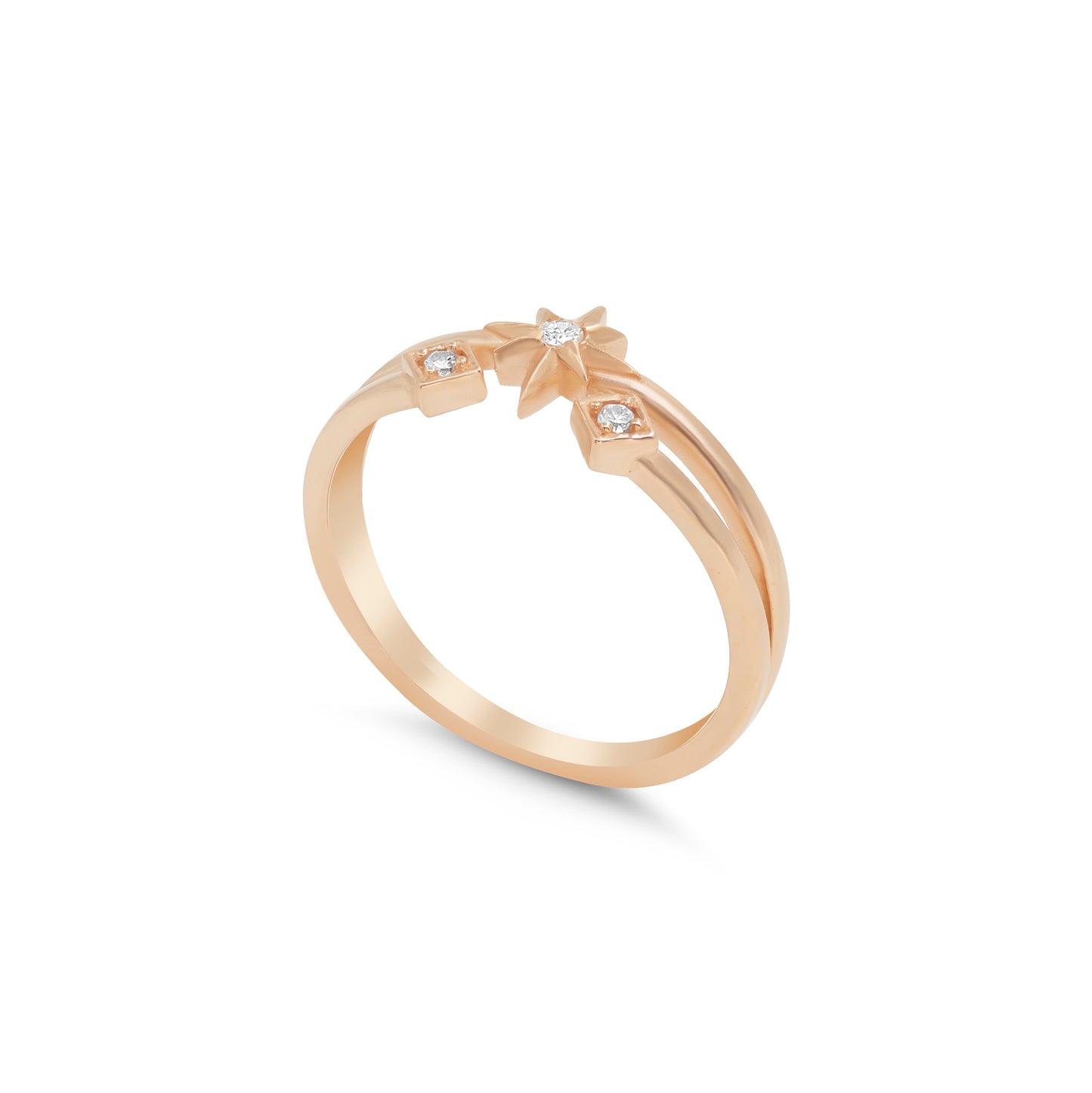 Auksinis žiedas su cirkoniais TUR0038