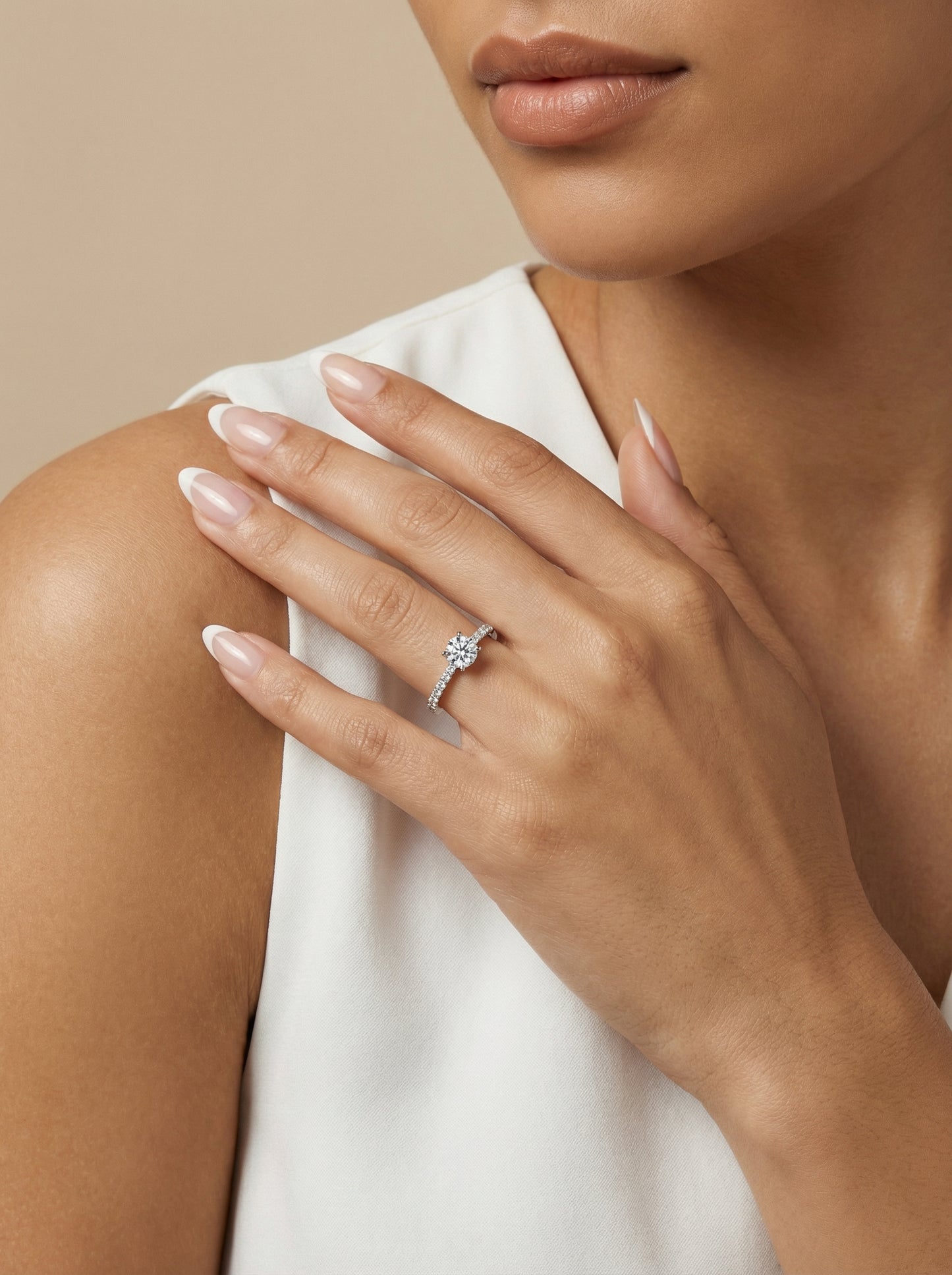 Sužadėtuvių žiedas su briliantais SUA001