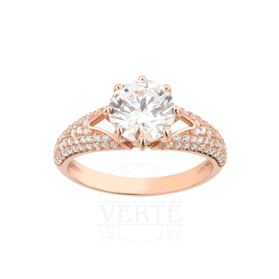 Apvalių akmenų žiedai