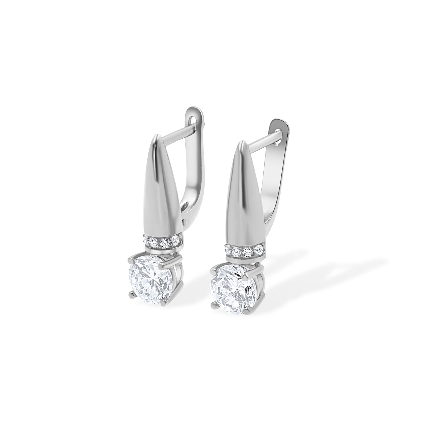 Auksiniai auskarai su cirkoniais ZUR0039