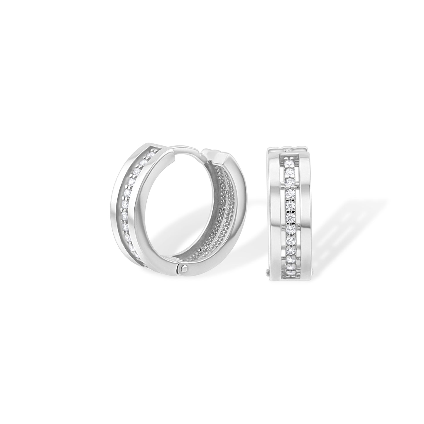 Auksiniai auskarai su cirkoniais AUM129