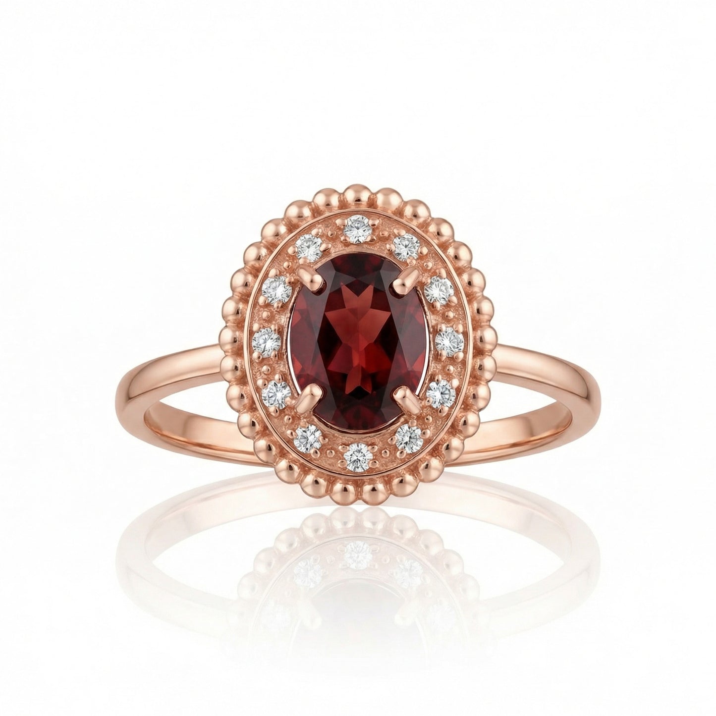 Auksinis žiedas su natūraliais akmenimis ir cirkoniais NAZ104