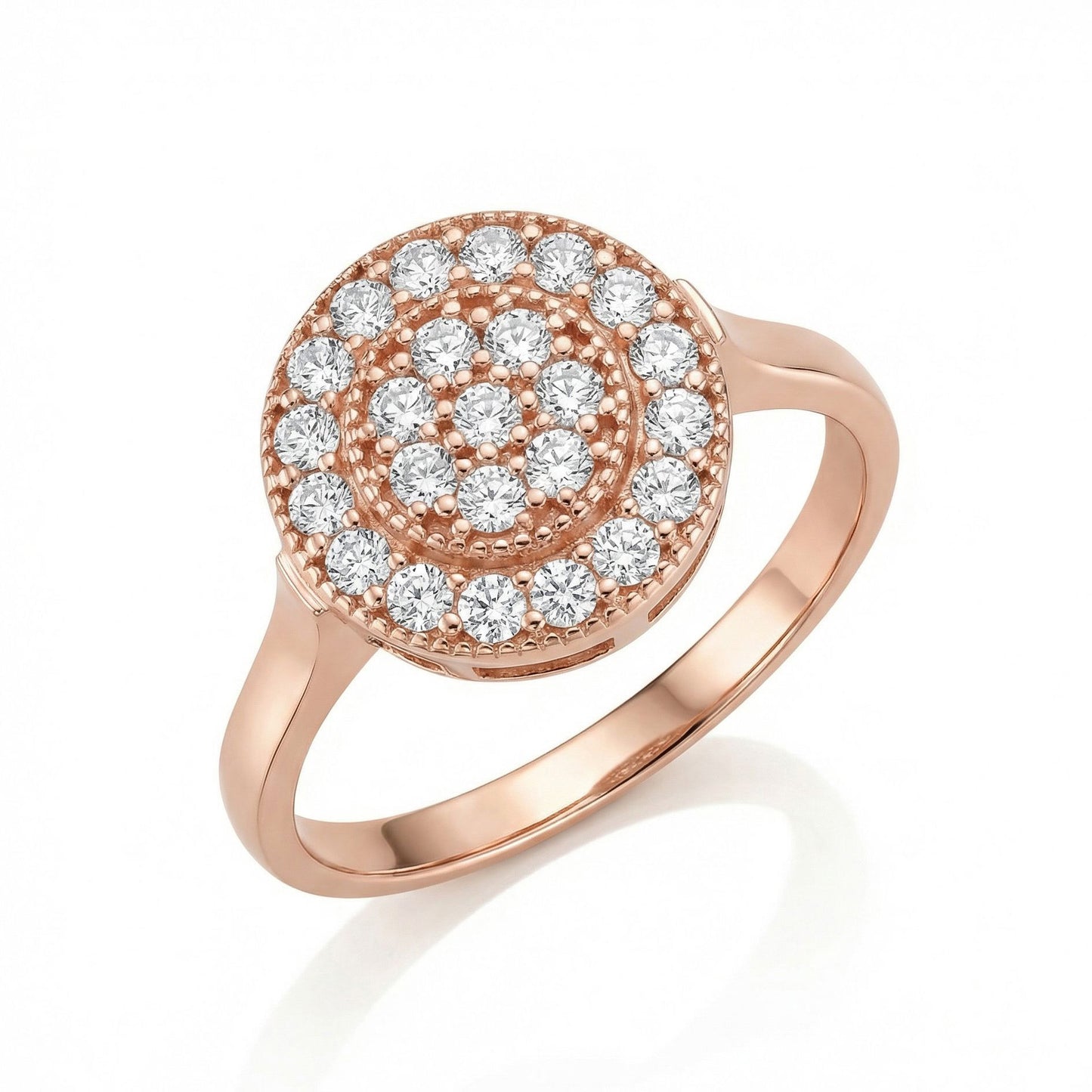 Auksinis žiedas su cirkoniais NEU008