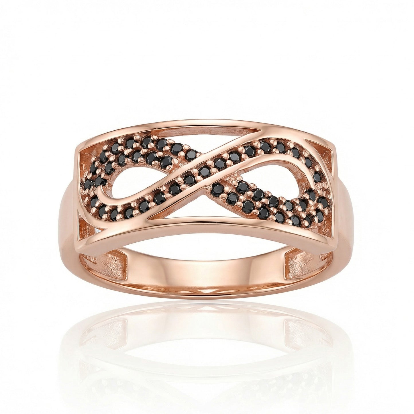 Auksinis žiedas su cirkoniais AA6