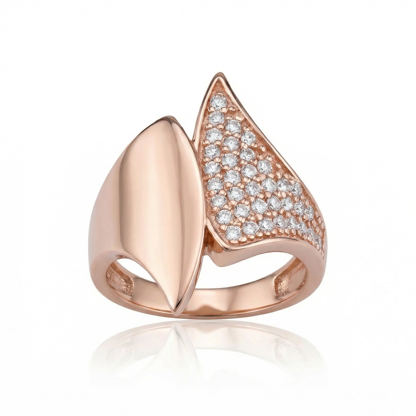 Auksinis žiedas su cirkoniais TUR0036