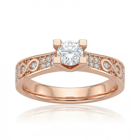 Auksinis žiedas TAN2403