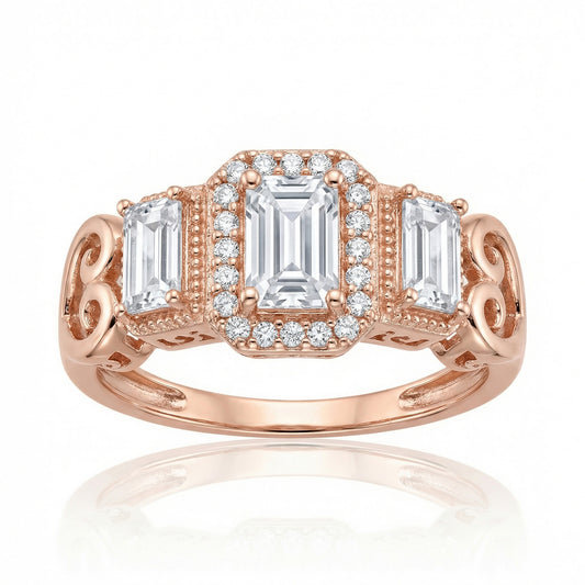 Unikalus auksinis žiedas DMZ165