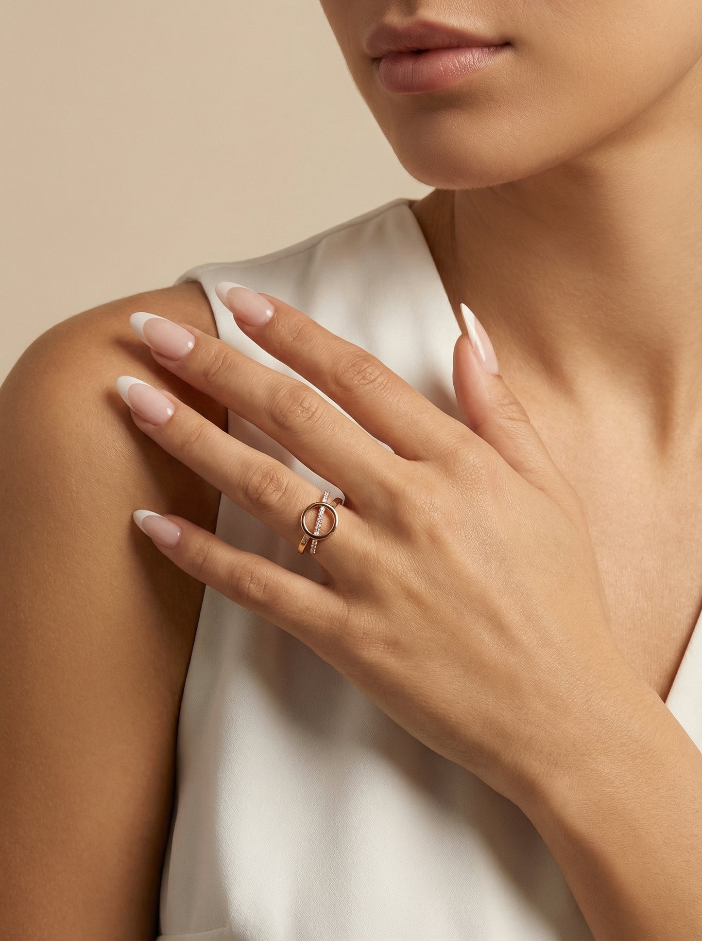 Auksinis žiedas PMZ124