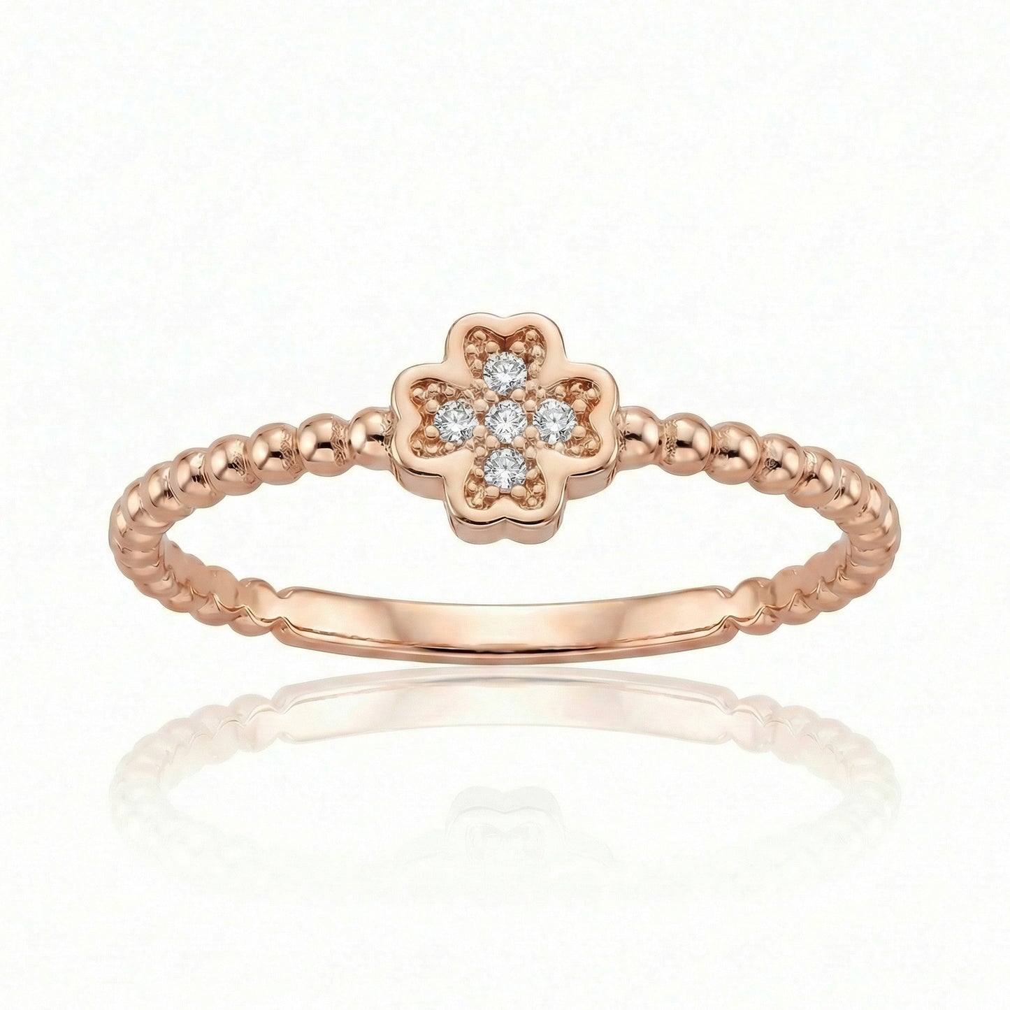 Auksinis žiedas su cirkoniais AUD013