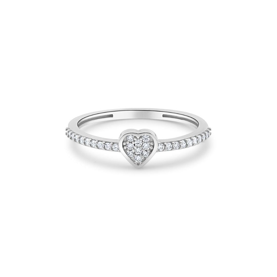 Auksinis žiedas su cirkoniais TUR0020