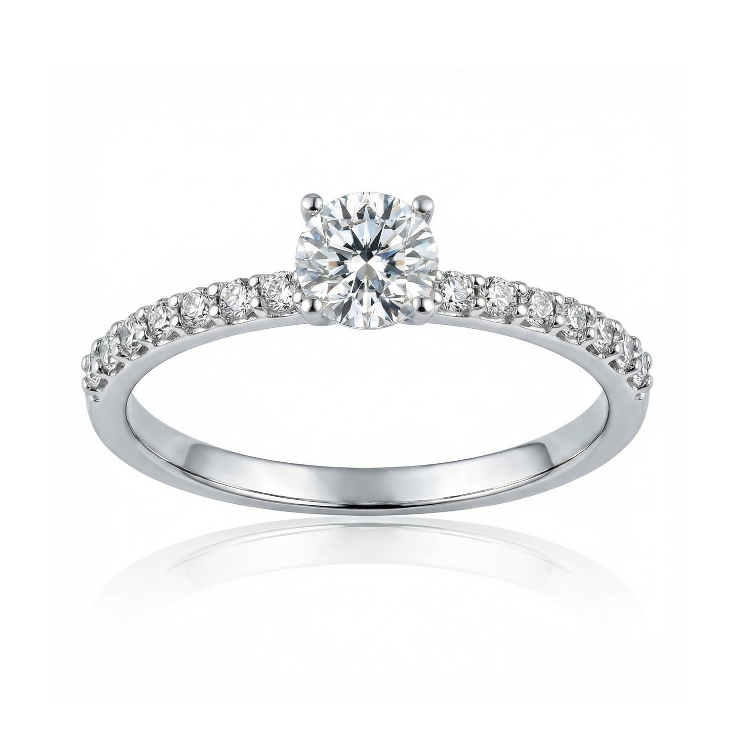 Sužadėtuvių žiedas su briliantais SUA001