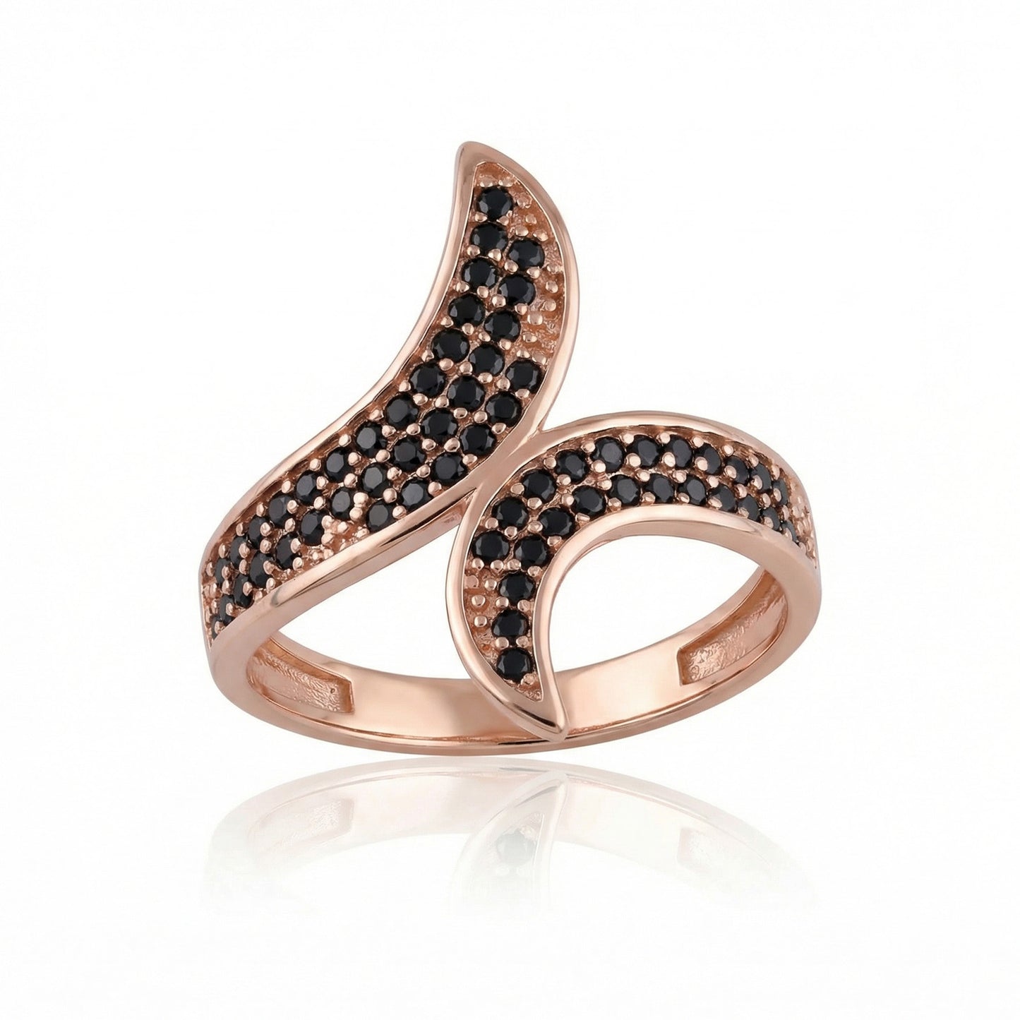 Auksinis žiedas su cirkoniais AA7