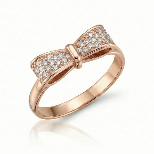 Auksinis žiedas su cirkoniais AUD0011