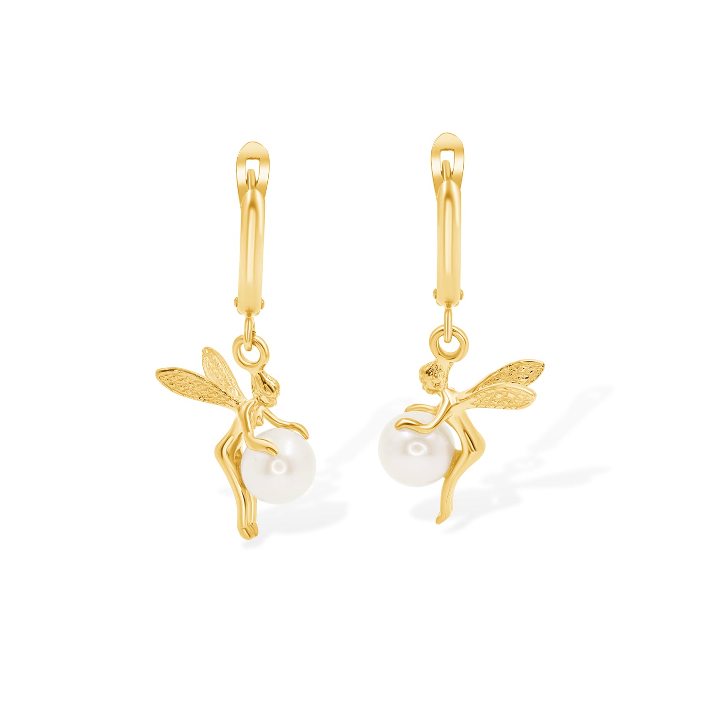 Auksiniai auskarai su perlu AUM111