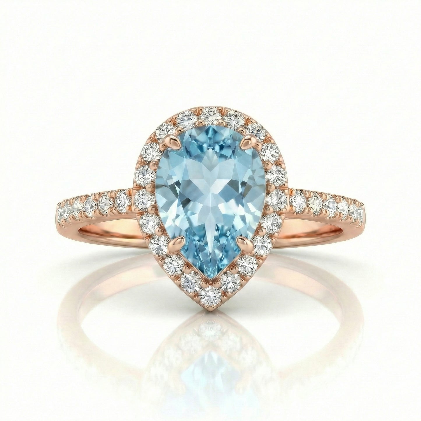 Auksinis žiedas su natūraliais akmenimis ir cirkoniais NAZ100