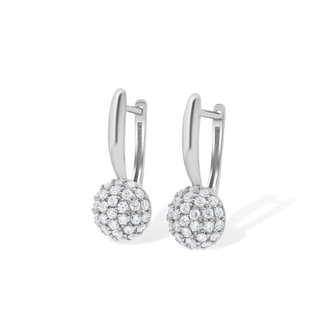 Auksiniai auskarai su cirkoniais TUA0004