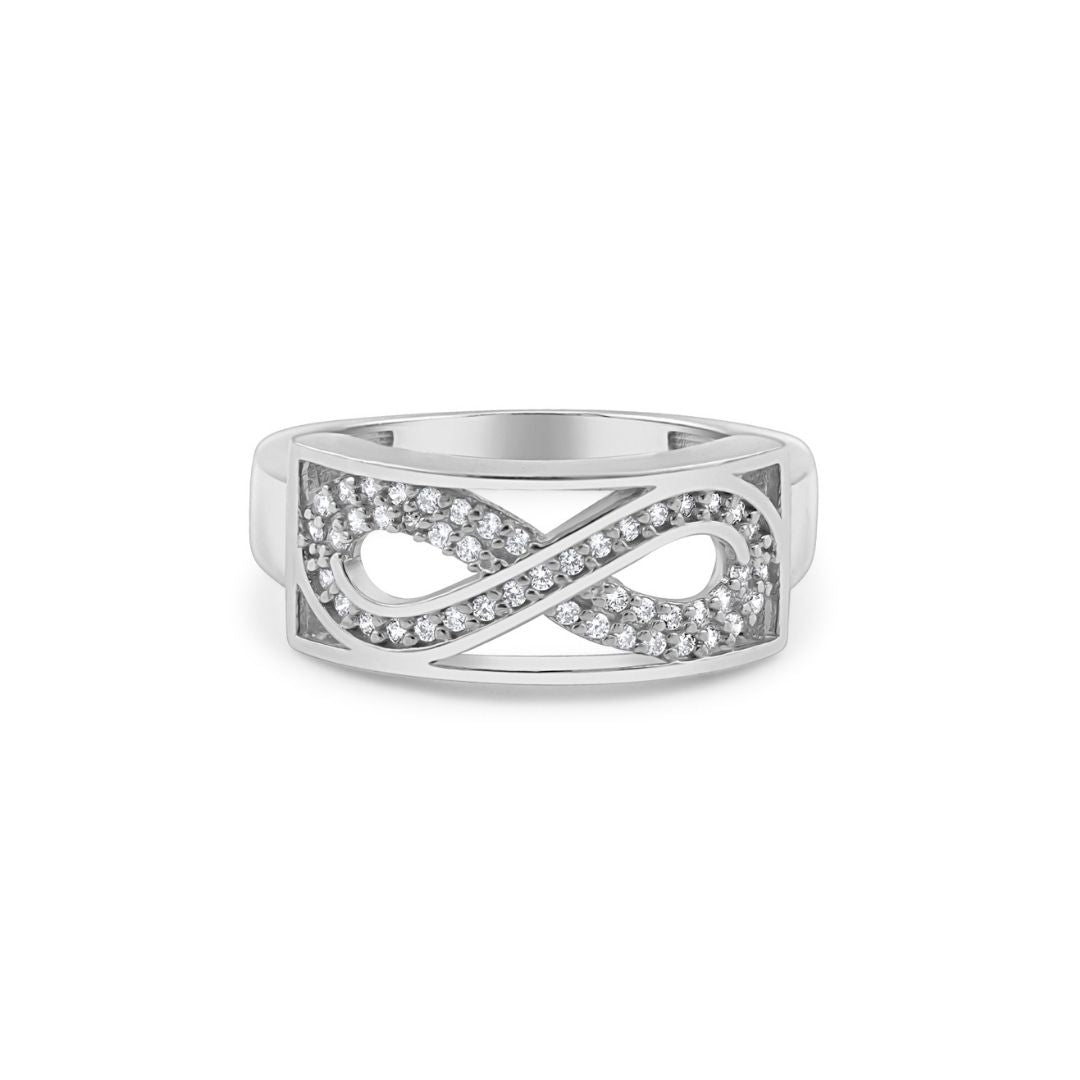 Auksinis žiedas su cirkoniais AA6