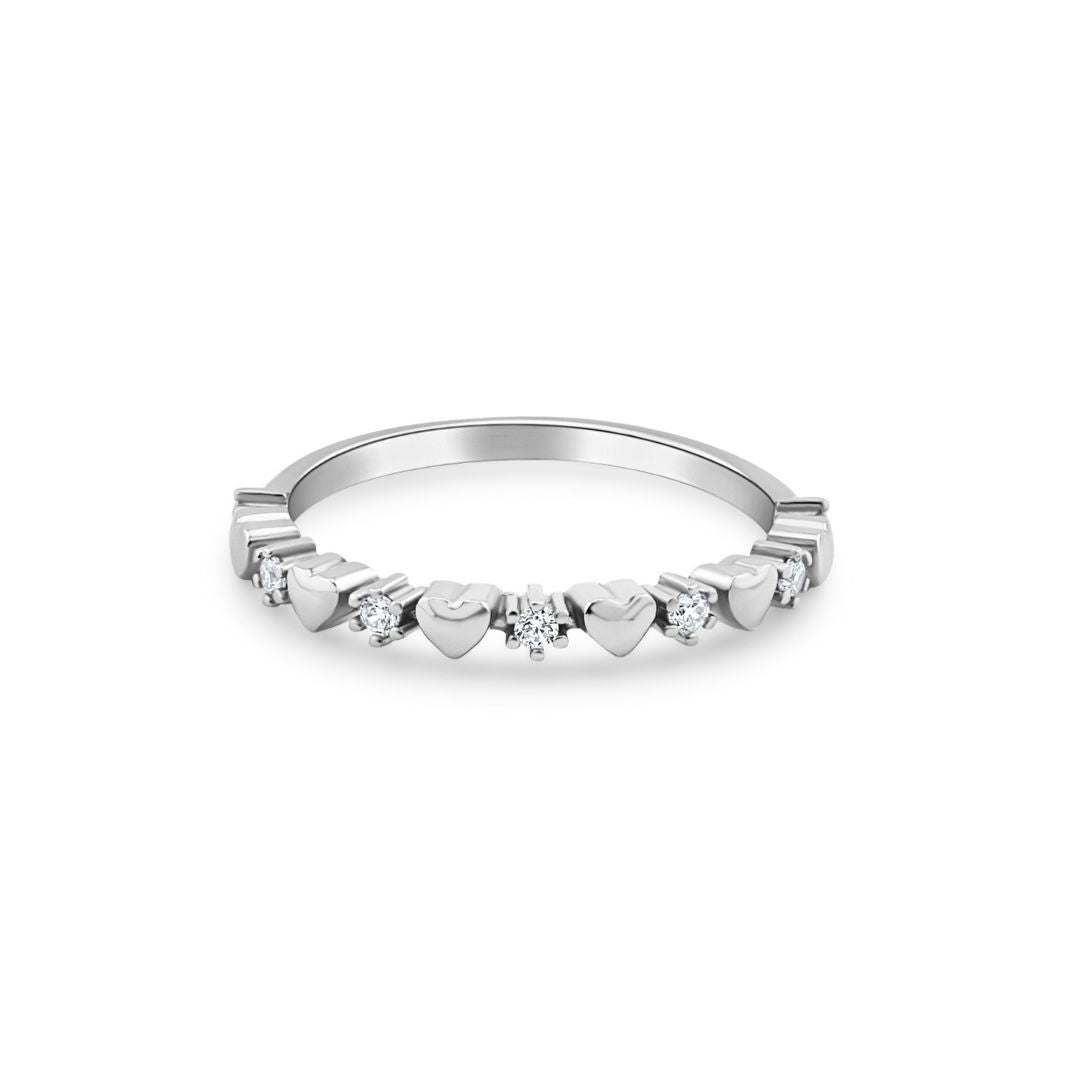 Auksinis žiedas su cirkoniais PMZ111