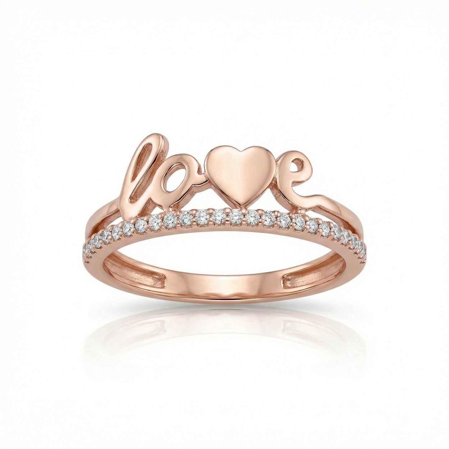 Auksinis žiedas su cirkoniais AUD045