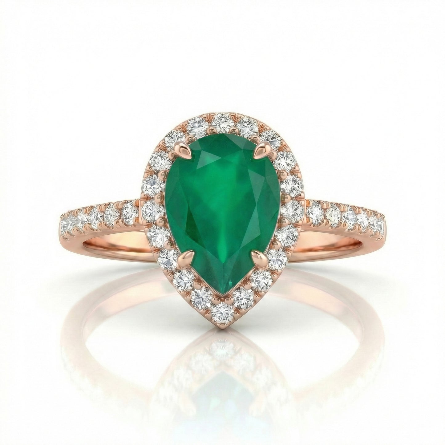 Auksinis žiedas su natūraliais akmenimis ir cirkoniais NAZ100