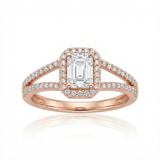 Auksinis žiedas su cirkoniais TUR0029