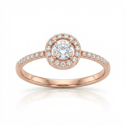 Auksinis žiedas su cirkoniais TUR0018