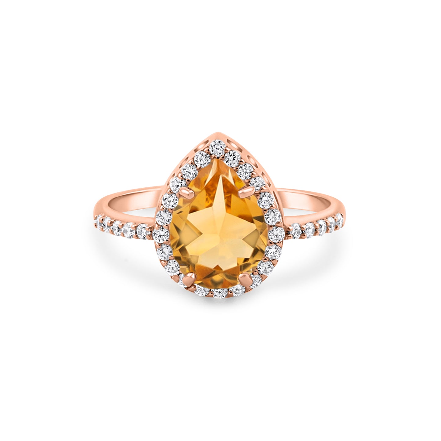 Auksinis žiedas su natūraliais akmenimis ir cirkoniais NAZ100