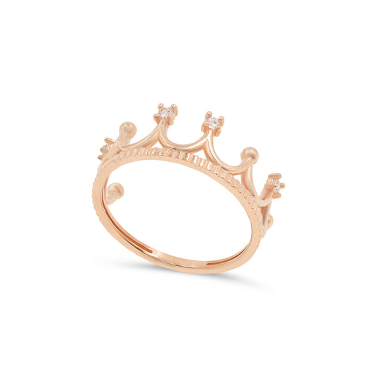 Auksinis žiedas "Karūna" TUR0007