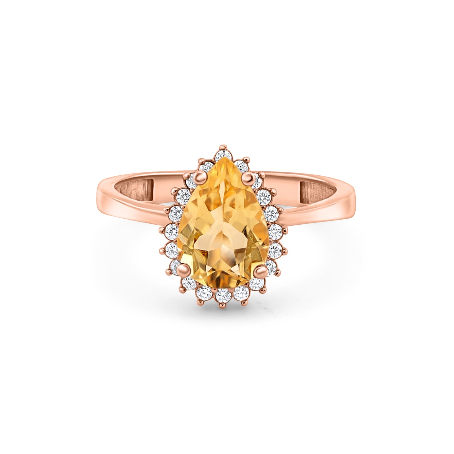 Auksinis žiedas su natūraliais akmenimis ir cirkoniais NAZ101