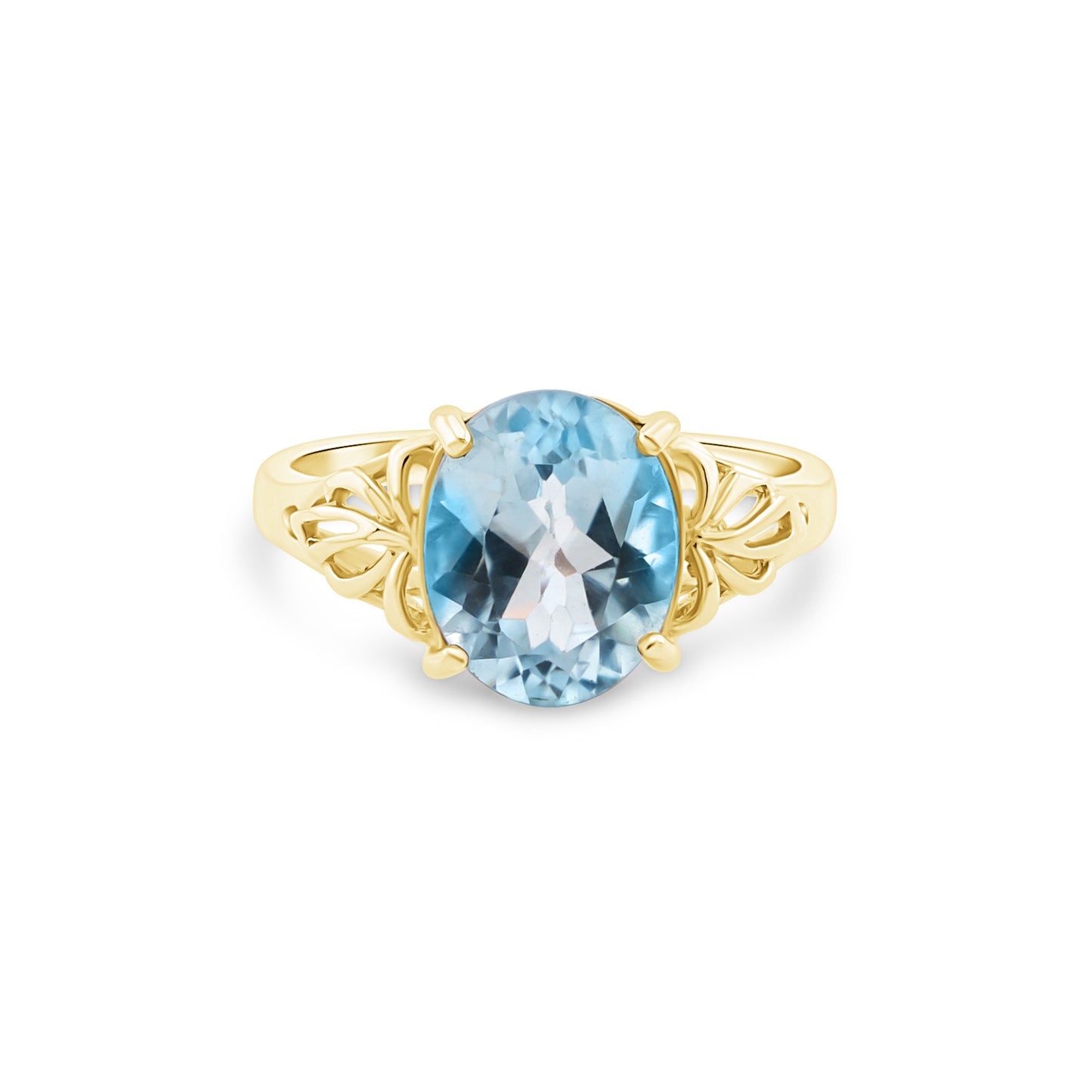 Auksinis žiedas su natūraliais akmenimis NAZ115