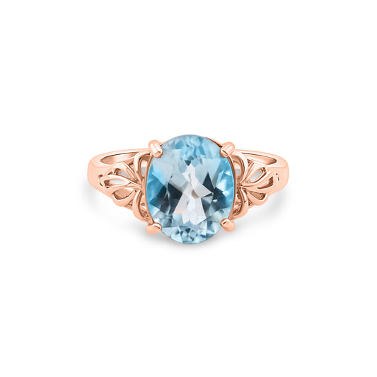 Auksinis žiedas su natūraliais akmenimis NAZ115