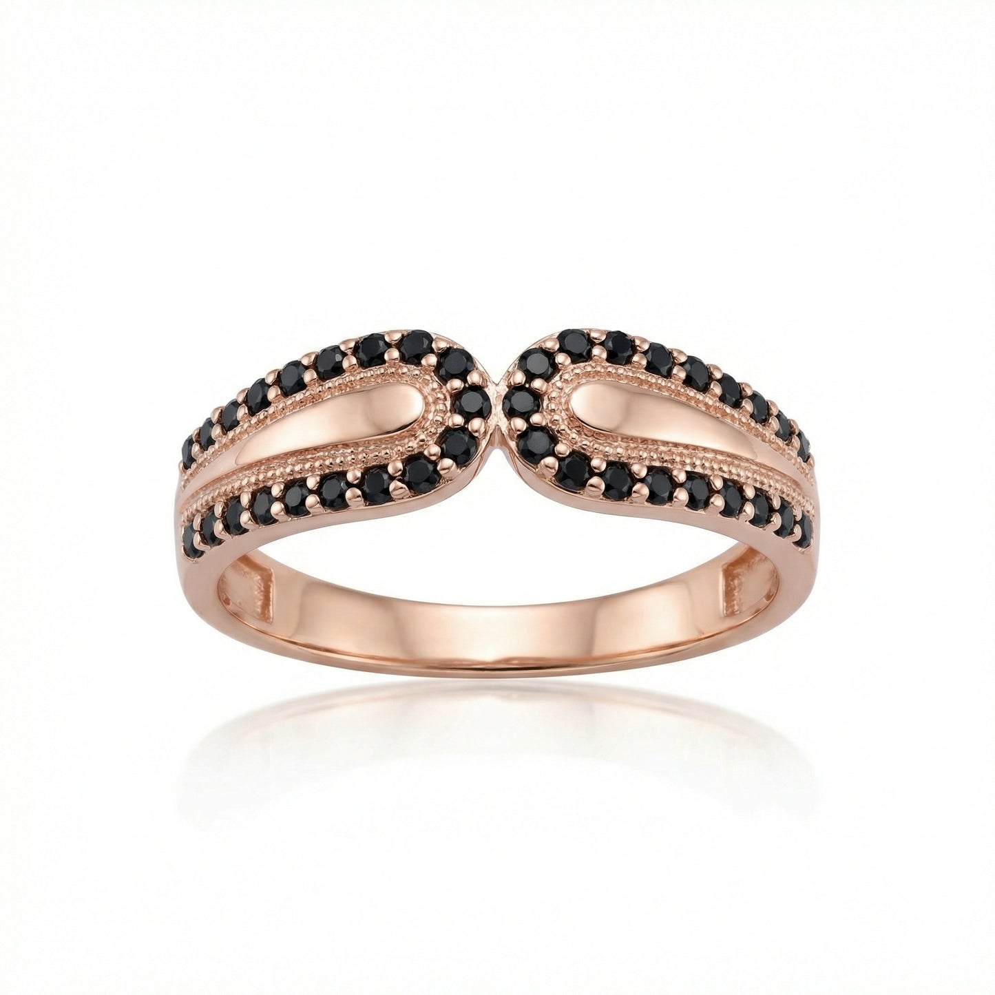 Auksinis žiedas su cirkoniais AA12