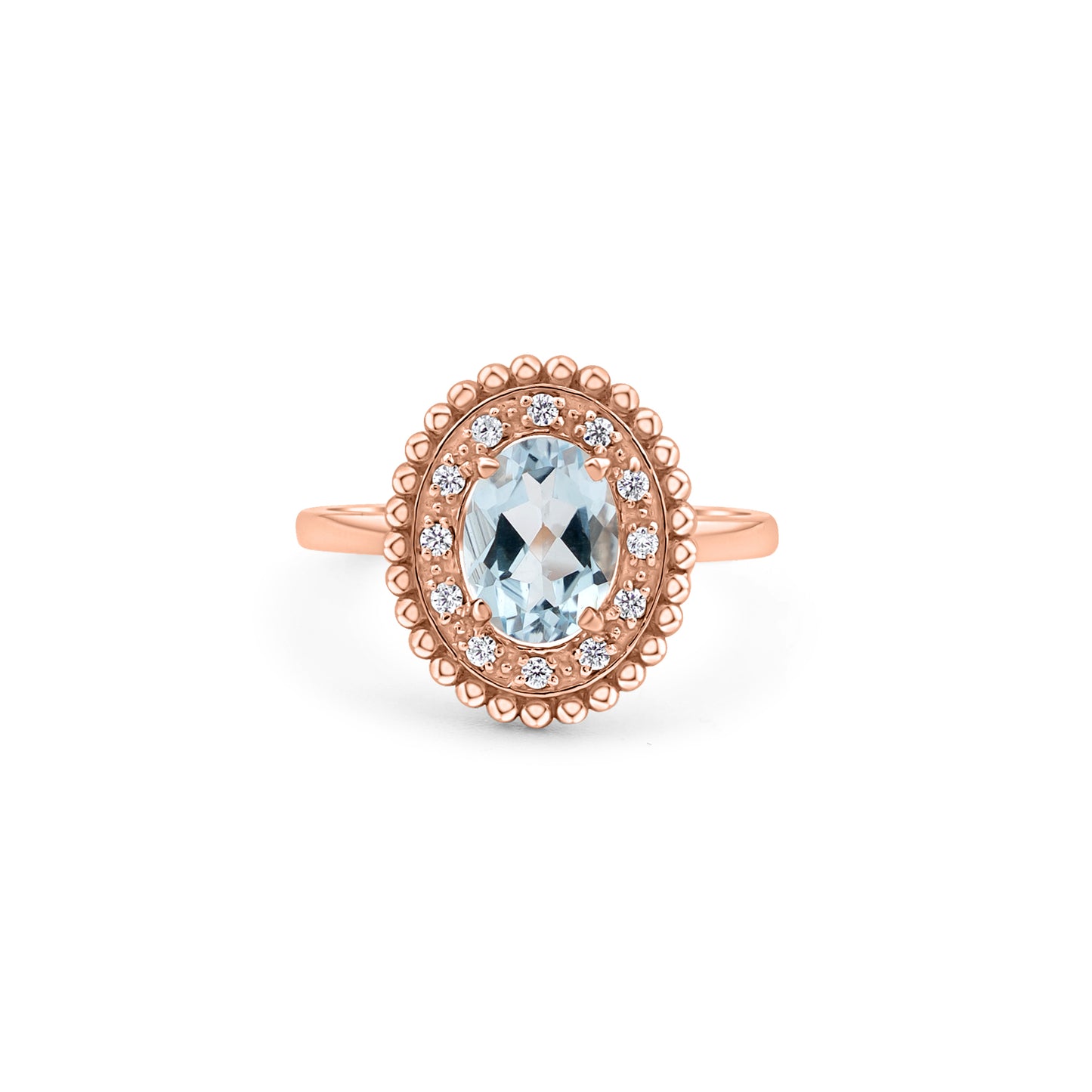 Auksinis žiedas su natūraliais akmenimis ir cirkoniais NAZ104