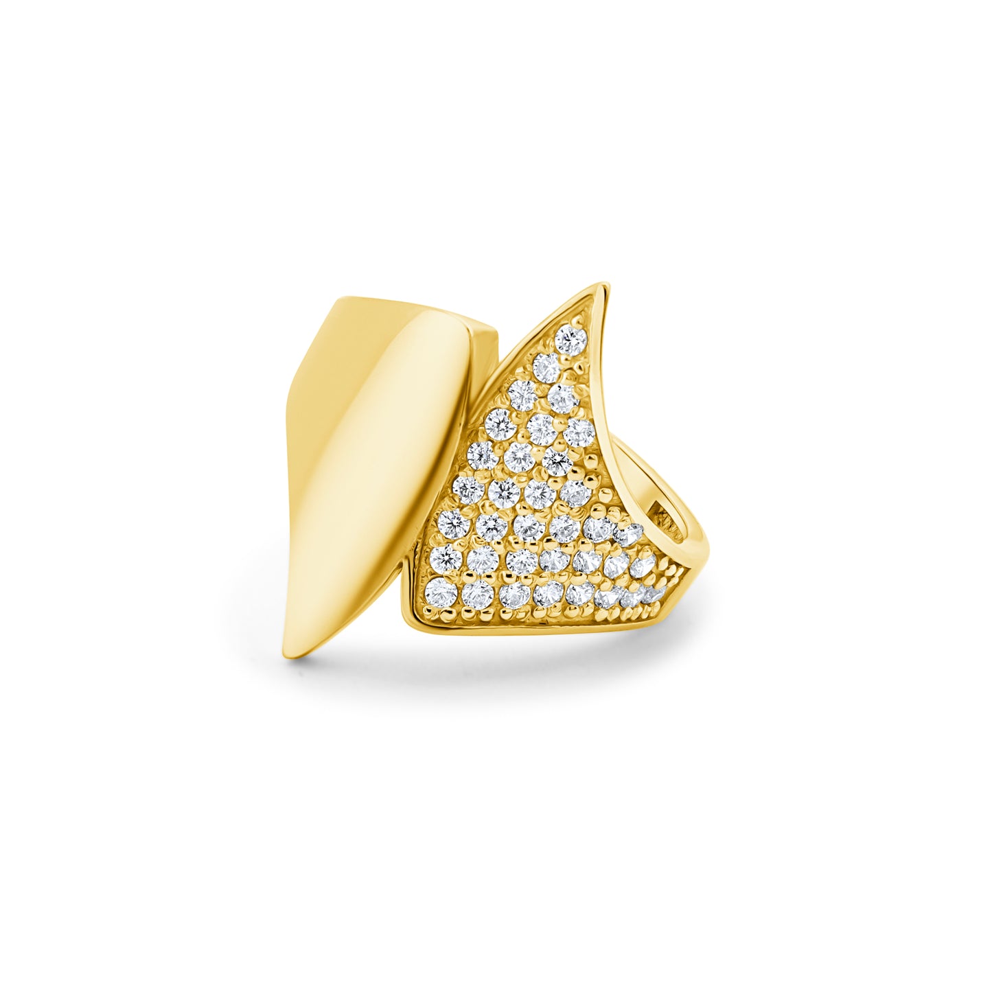 Auksinis žiedas su cirkoniais TUR0036