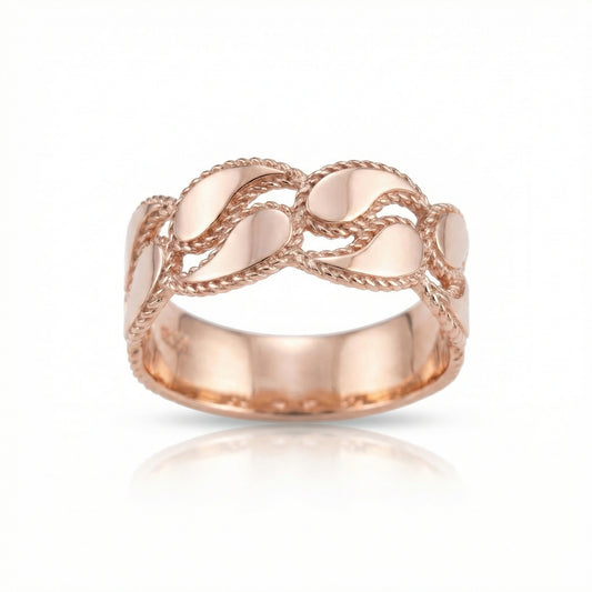 Auksinis žiedas su cirkoniais AUD050