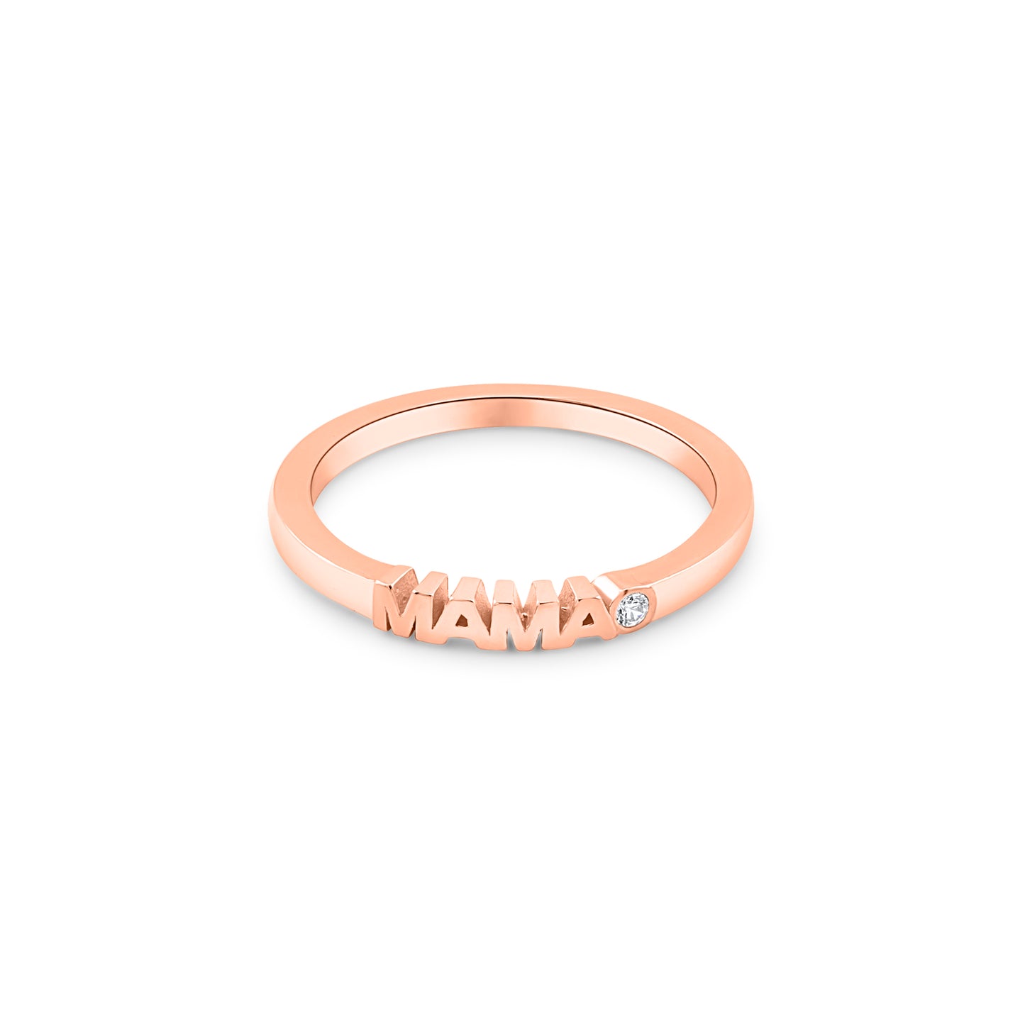 Auksinis žiedas "Mama"