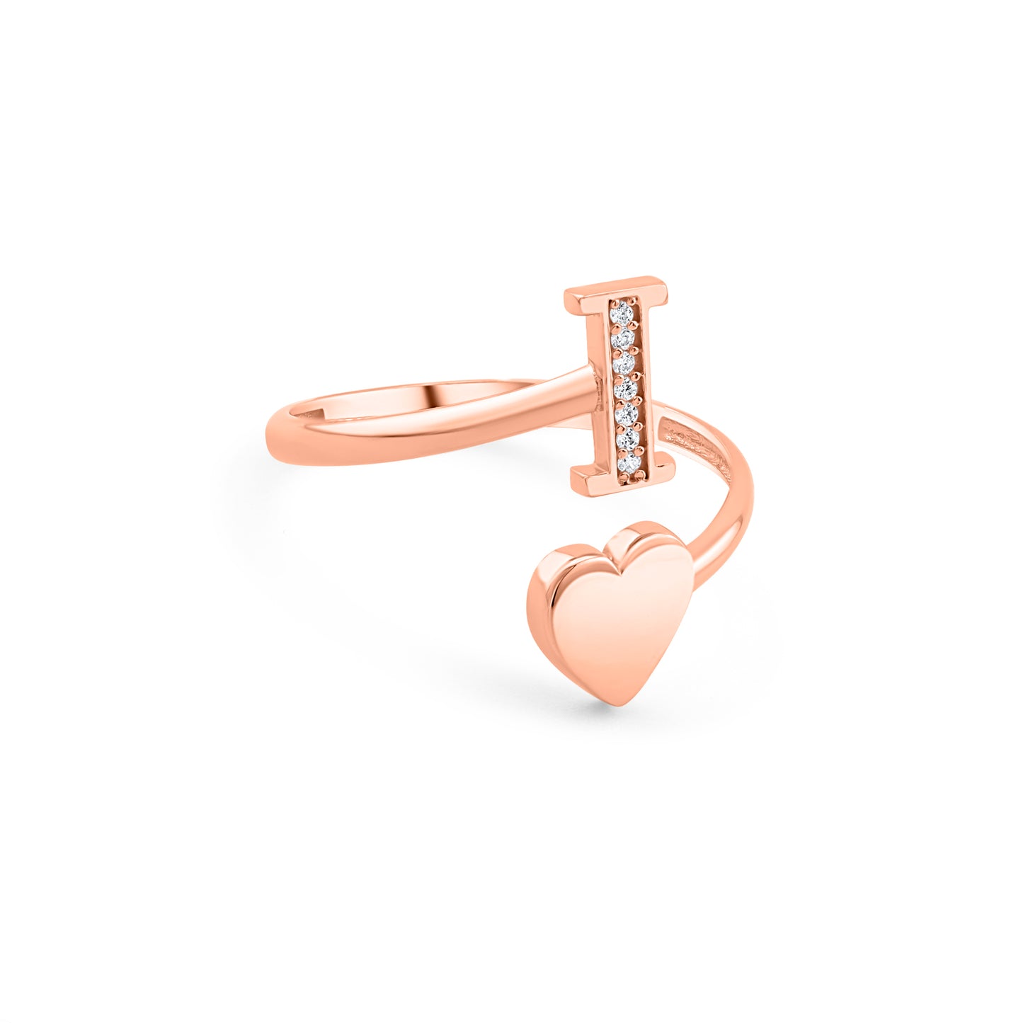 Auksinis „Raidės“ žiedas