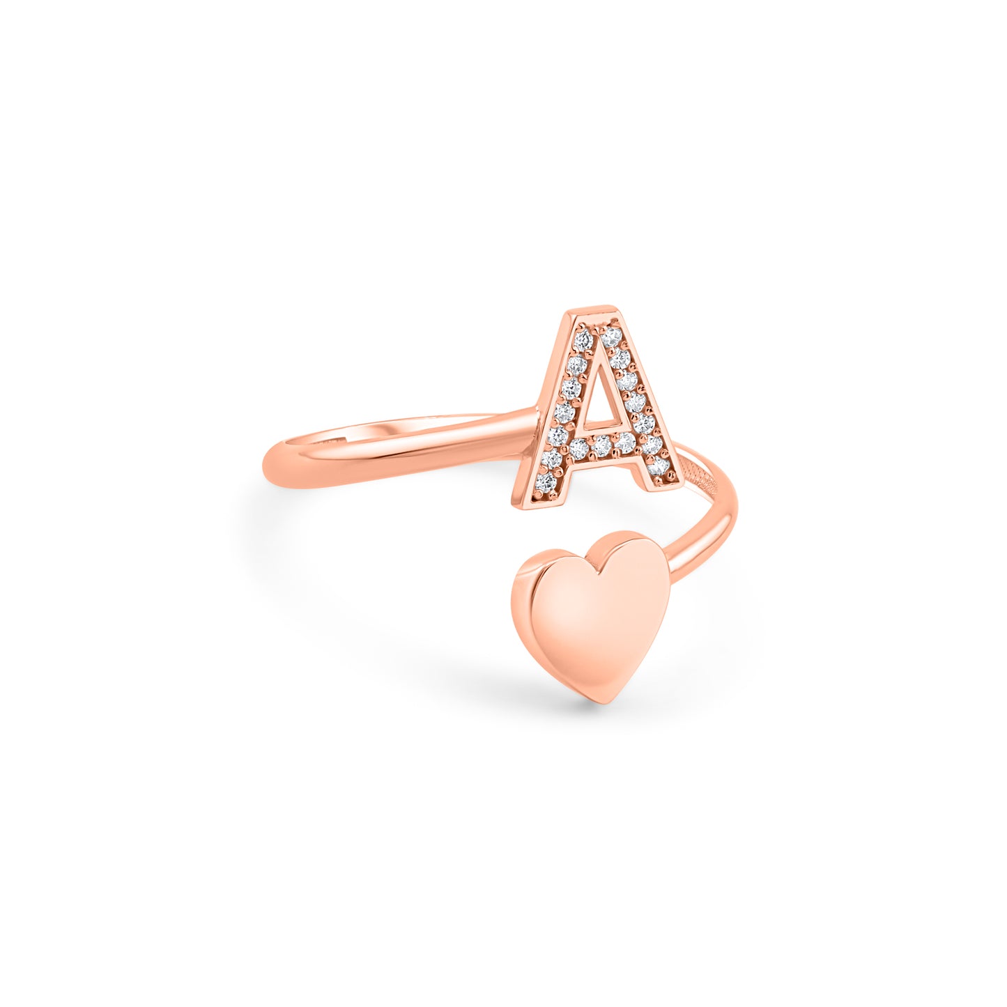 Auksinis „Raidės“ žiedas