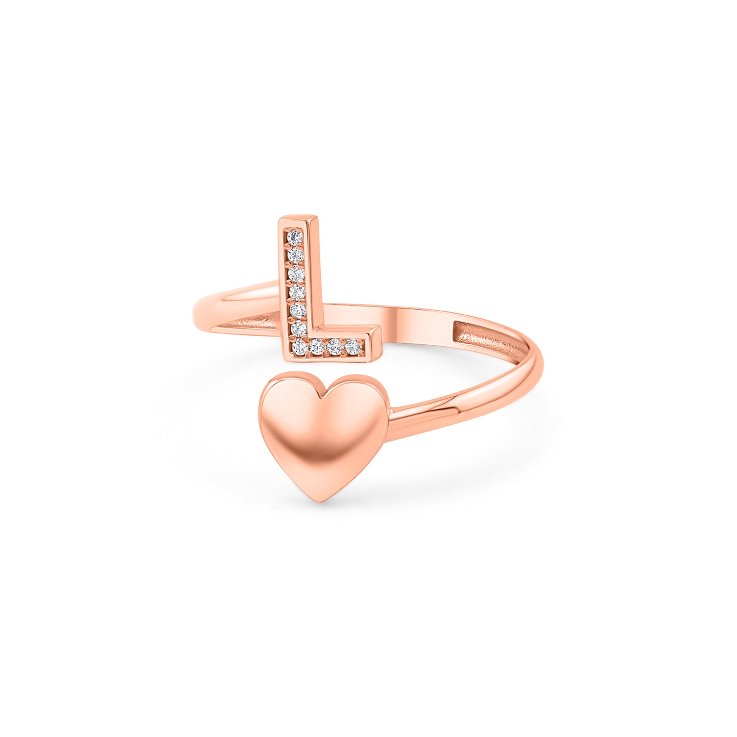 Auksinis „Raidės“ žiedas