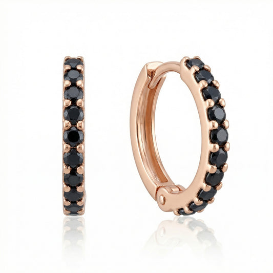 Apvalūs auksiniai auskarai AUM142