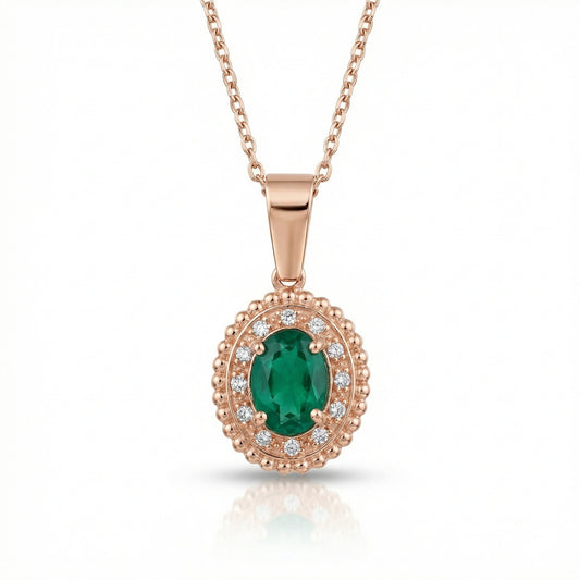 Auksinis pakabukas su natūraliais akmenimis PNA105