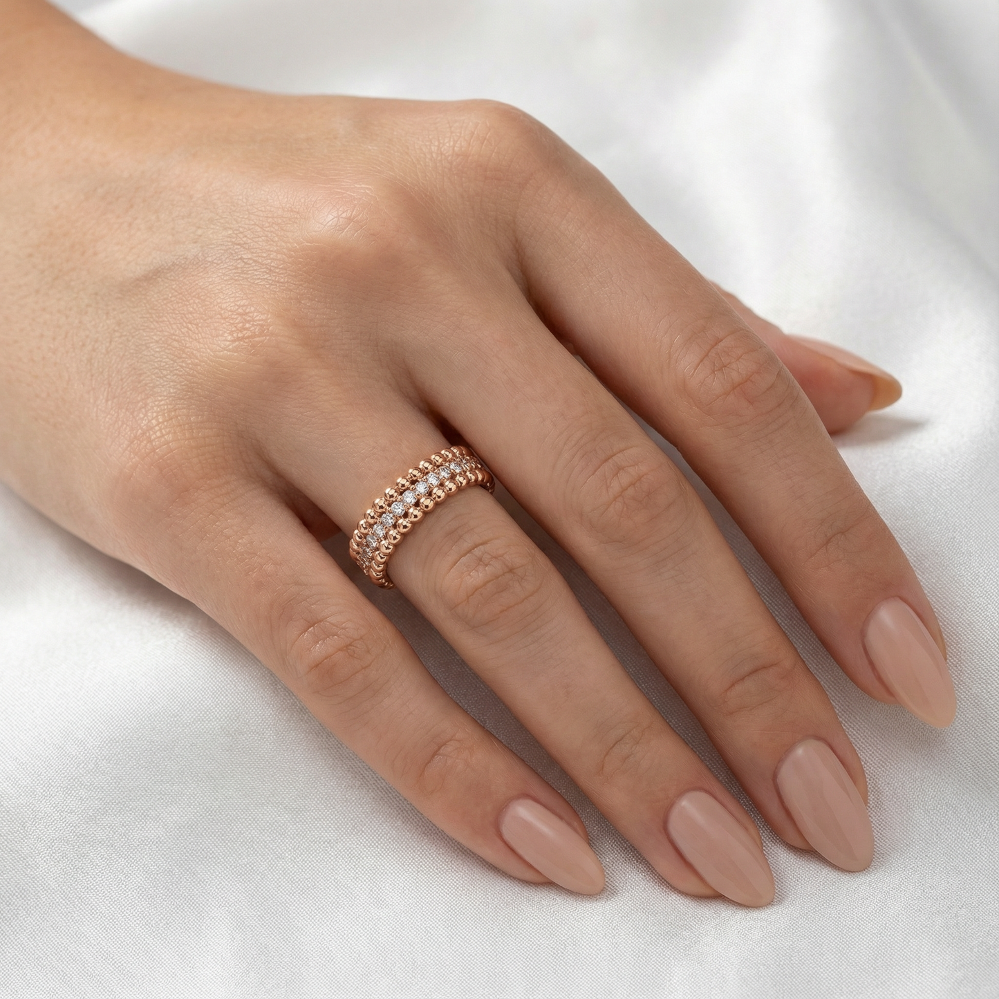 Auksinis žiedas juostelė PMZ143