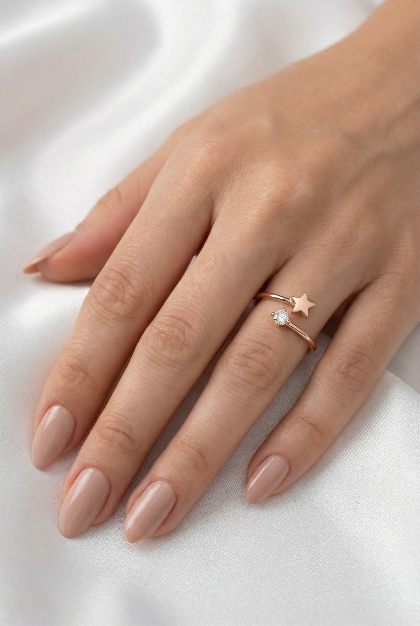 Auksinis „Žvaigždės“ žiedas