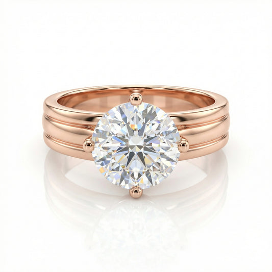 Auksinis žiedas su cirkoniais ZUR0046