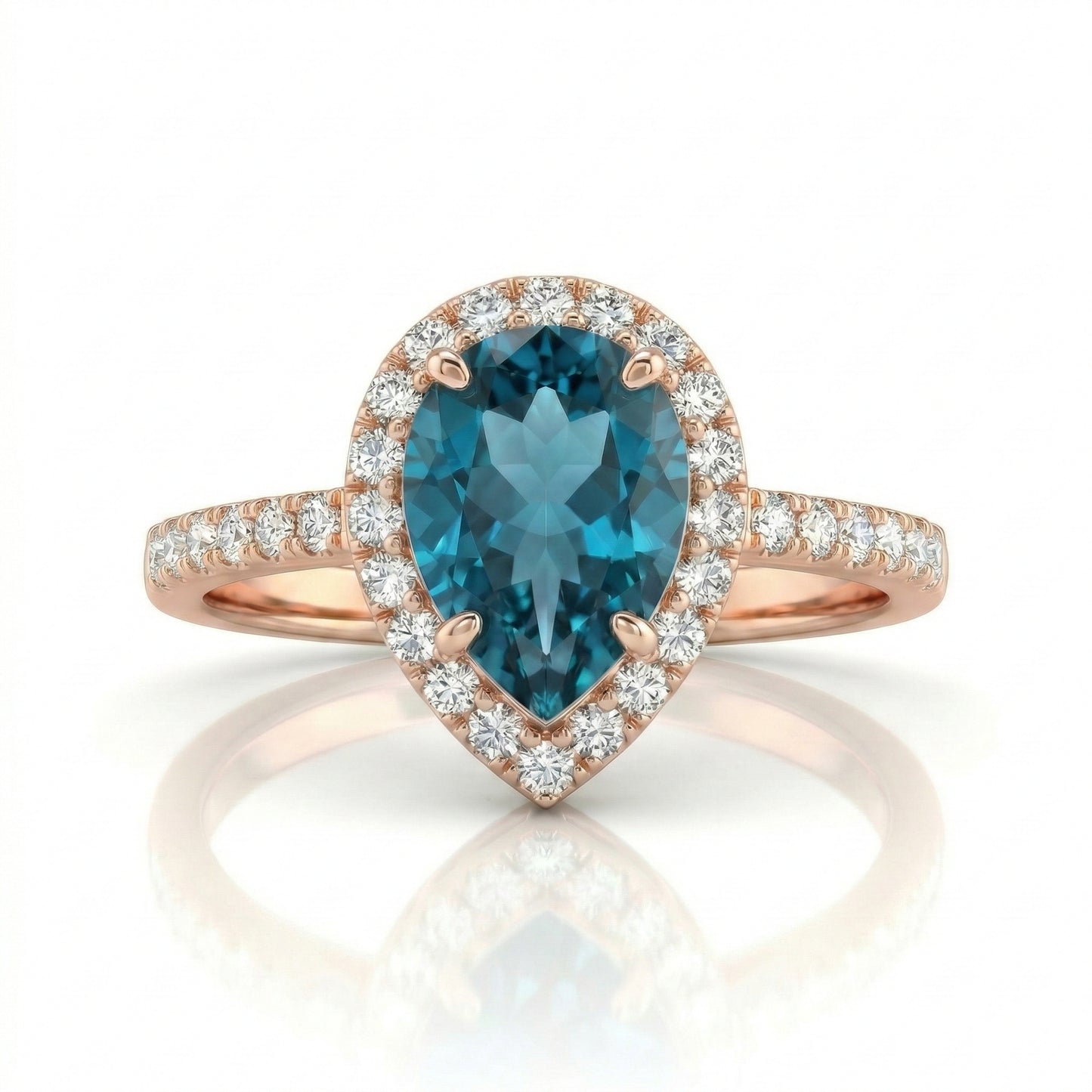 Auksinis žiedas su natūraliais akmenimis ir cirkoniais NAZ100